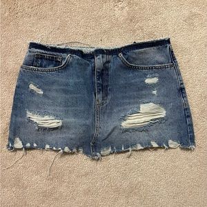 Zara mini jean skirt